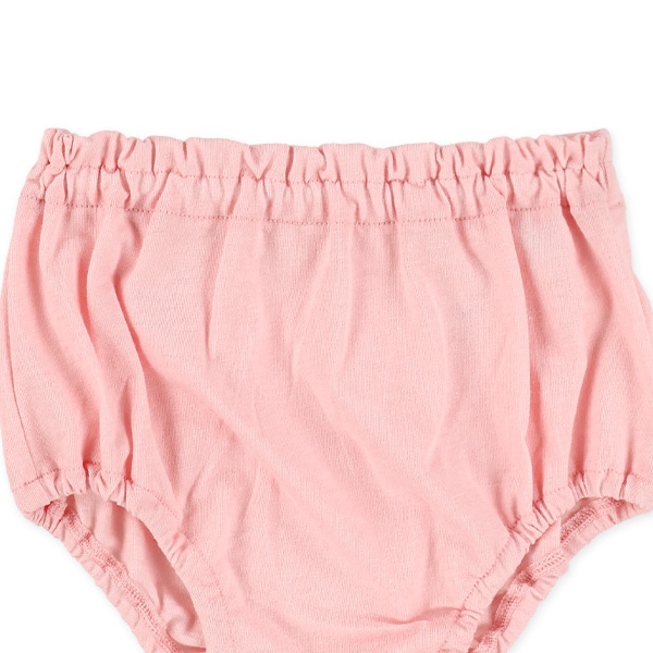 小花切り替えトップス&ブルマセット