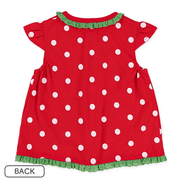 パターンメッシュすいか柄トップス&ブルマセット