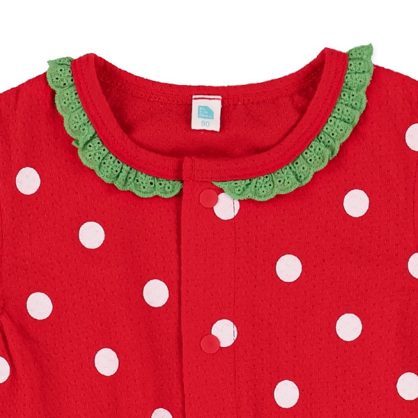 パターンメッシュすいか柄トップス&ブルマセット