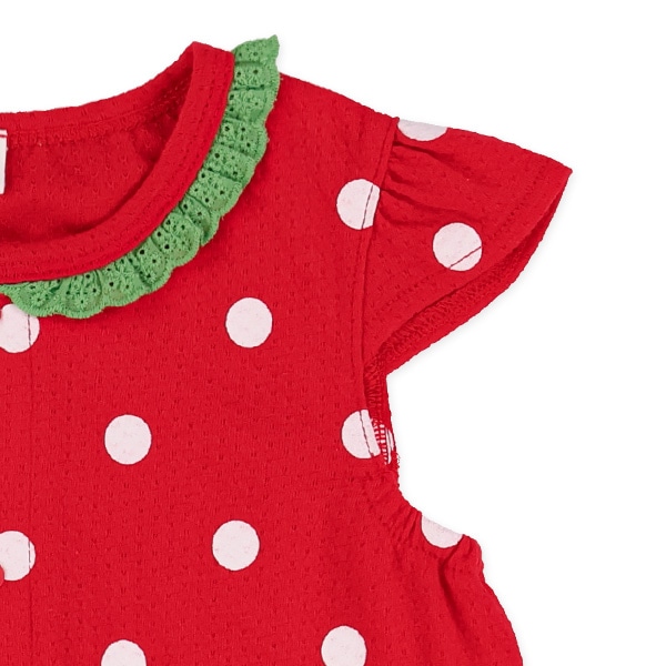 パターンメッシュすいか柄トップス&ブルマセット