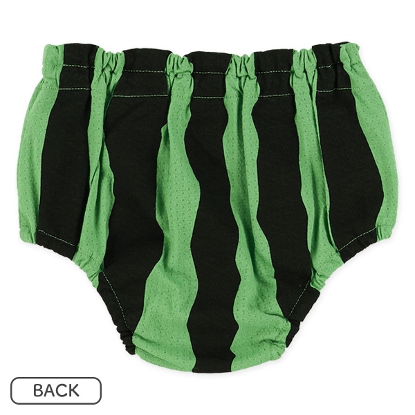 パターンメッシュすいか柄トップス&ブルマセット