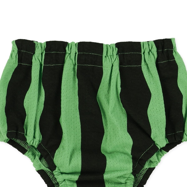 パターンメッシュすいか柄トップス&ブルマセット