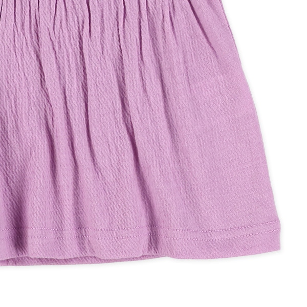 楊柳風肩フリルノースリーブトップス&ブルマセット