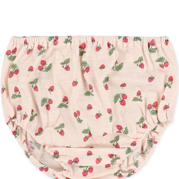 いちご総柄肩レースフレンチトップス&ブルマセット