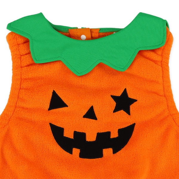 フリースハロウィンかぼちゃ着ぐるみジャンパースカート
