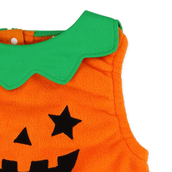 フリースハロウィンかぼちゃ着ぐるみジャンパースカート