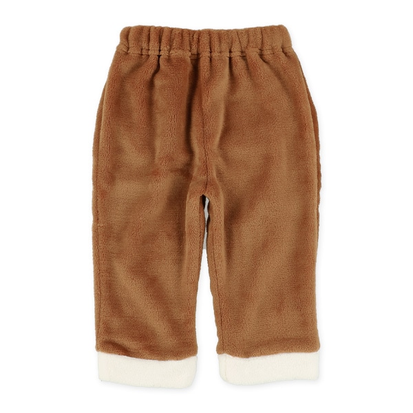 フリース帽子付きトナカイなりきりトップス&パンツセット