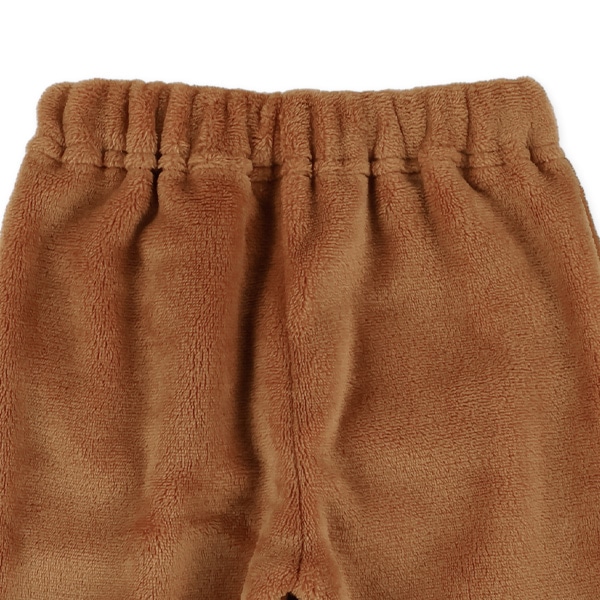 フリース帽子付きトナカイなりきりトップス&パンツセット