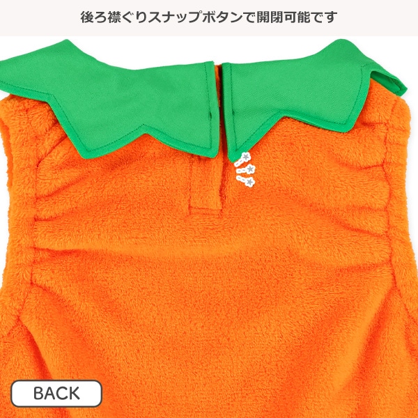 フリースハロウィンかぼちゃ着ぐるみジャンパースカート