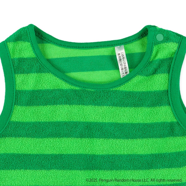 帽子付きなりきりノースリーブ&ブルマセット（はらぺこあおむし）