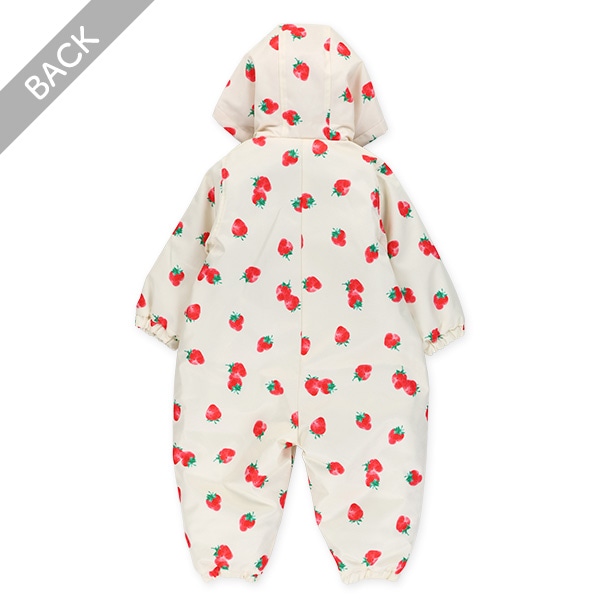 いちご柄スキージャンプスーツ