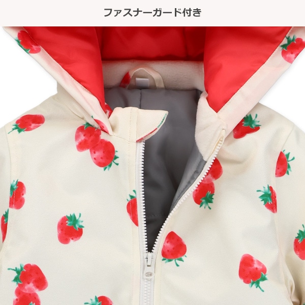 いちご柄スキージャンプスーツ