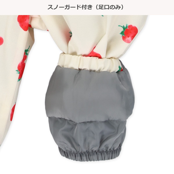 いちご柄スキージャンプスーツ