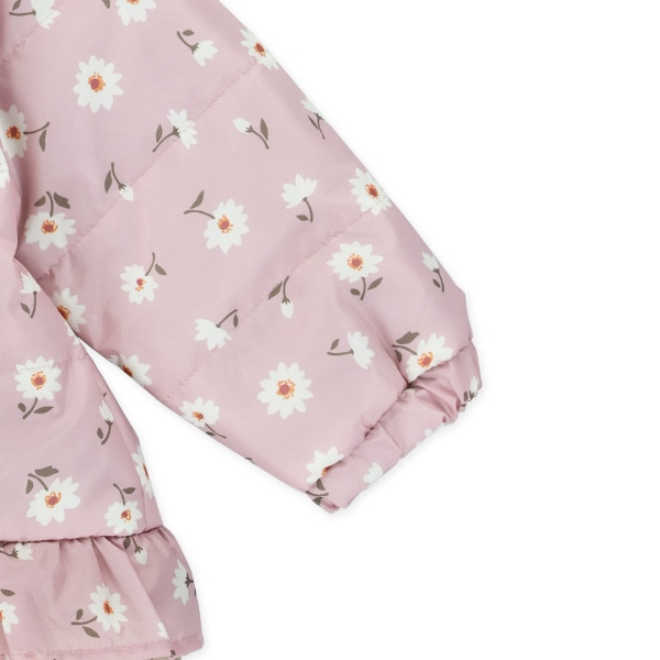 キルト小花柄切り替え風スキージャンプスーツ