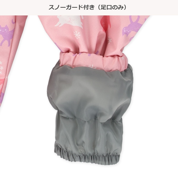 ねこ耳フードスキージャンプスーツ