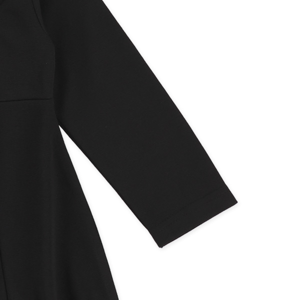 襟付きフォーマル長袖ワンピース