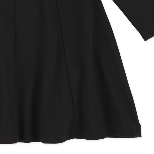 襟付きフォーマル長袖ワンピース