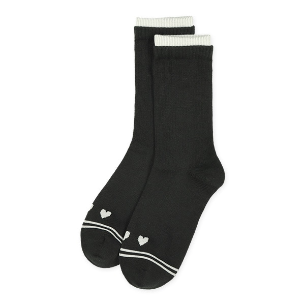 3足組スクールクルーソックス（ラメメロー）