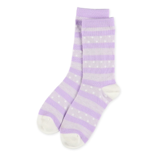 3足組スクールクルーソックス（ラインストーン・ハート）