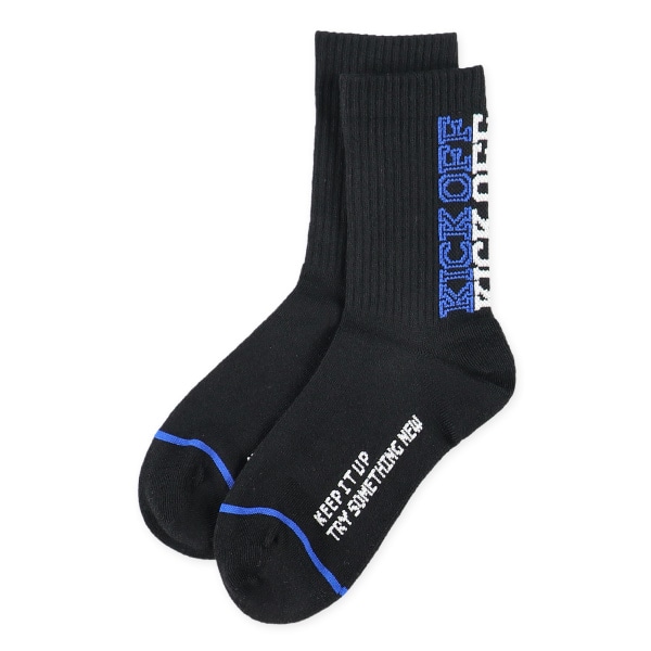 3足組スクールクルーソックス（バックロゴ）