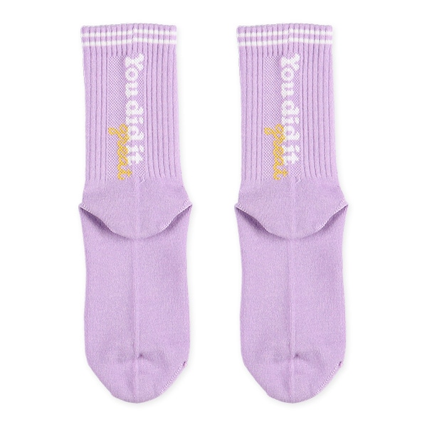 3足組スクールクルーソックス（バックロゴ）