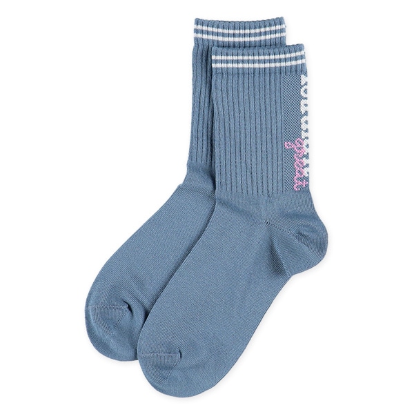 3足組スクールクルーソックス（バックロゴ）