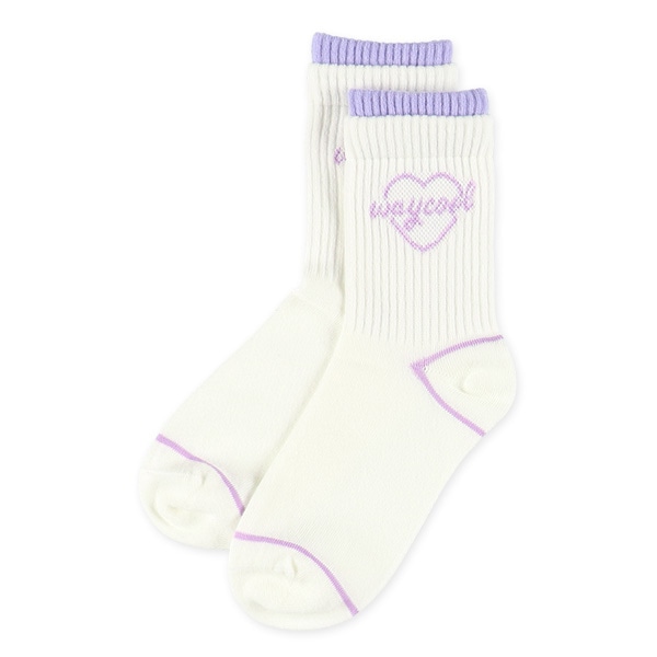 3足組スクールクルーソックス（パステルスポーツ）