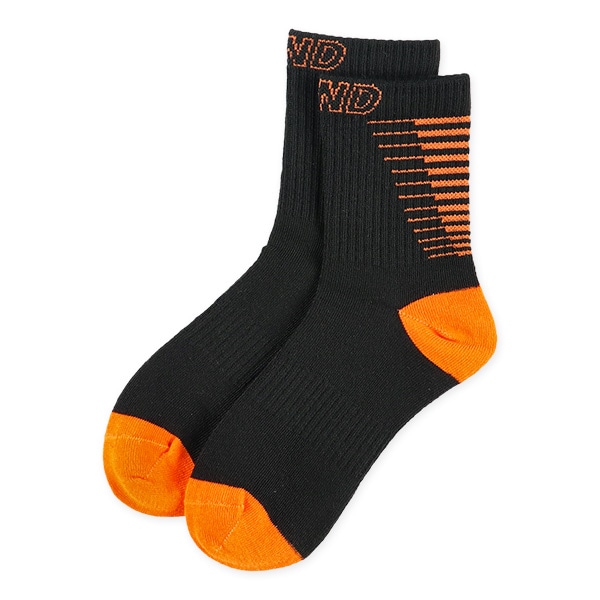 3足組スクールクルーソックス（蛍光ライン）