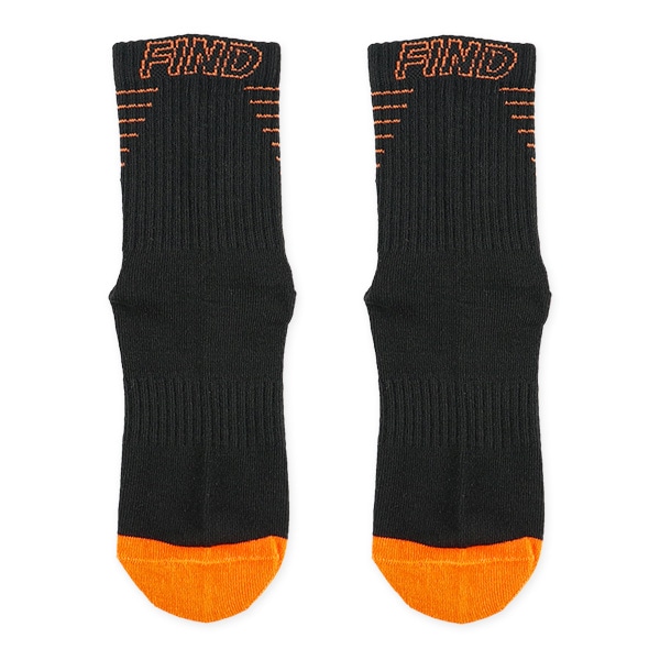 3足組スクールクルーソックス（蛍光ライン）