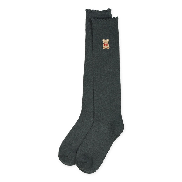 2足組スクールハイソックス（うさぎ・くま）