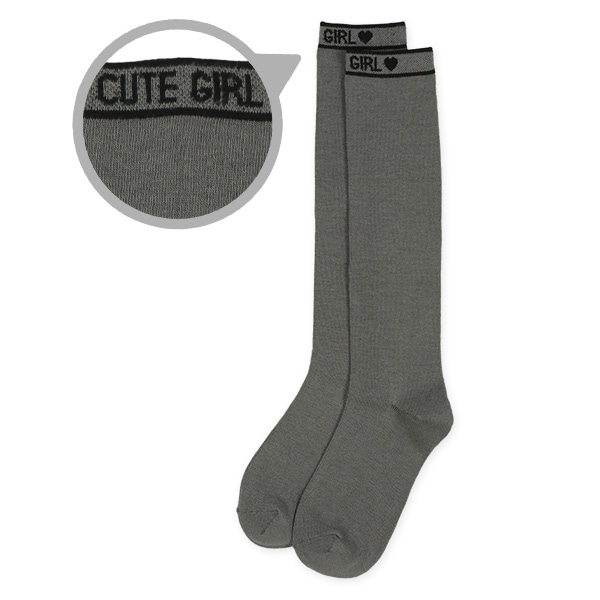 2足組スクールハイソックス（ラインロゴ）