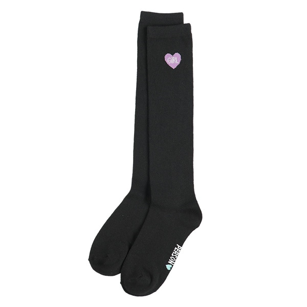 2足組スクールハイソックス（ハートロゴ）