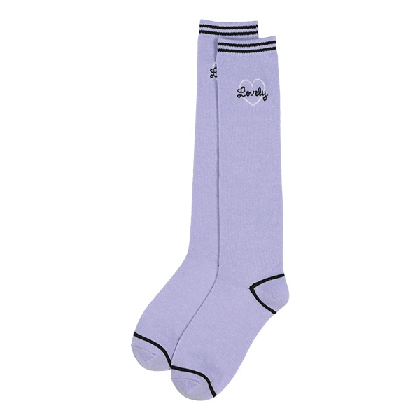 2足組スクールハイソックス（縦ロゴハート）