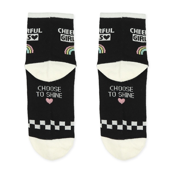 3足組スクールアンクルソックス（ユニコーンロゴ）