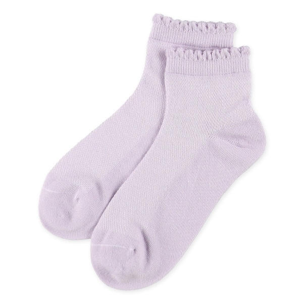 3足組スクールアンクルソックス（透かしドット）