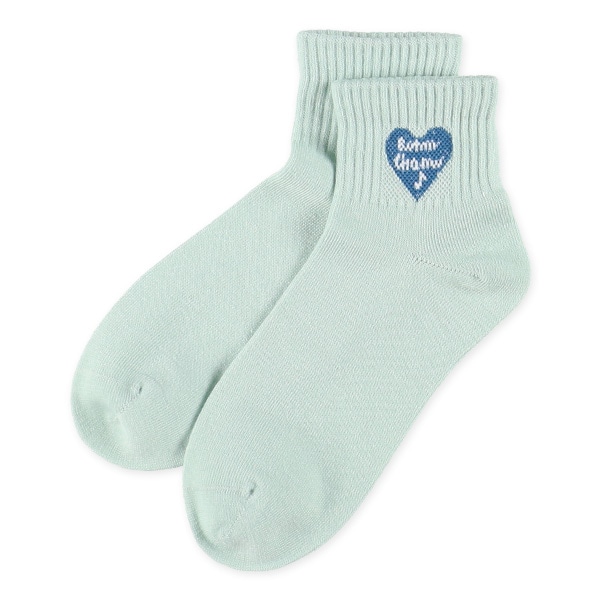 3足組スクールアンクルソックス（ハート）