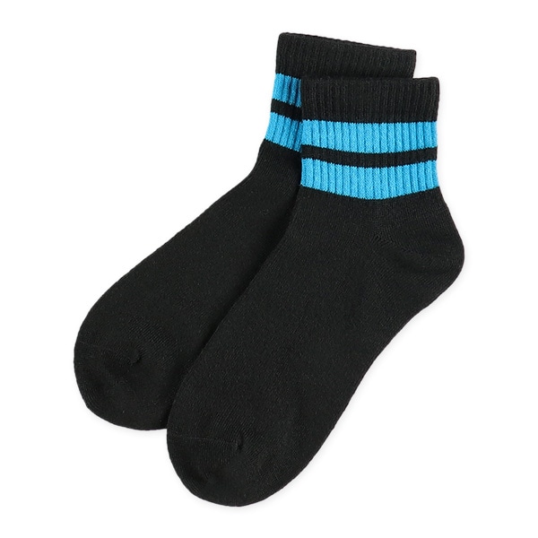 3足組スクールアンクルソックス（カラーライン）