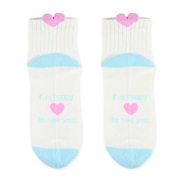 3足組スクールアンクルソックス（ロゴ）