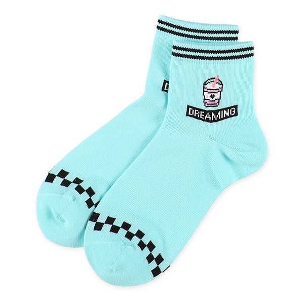 3足組スクールアンクルソックス（ユニコーン）