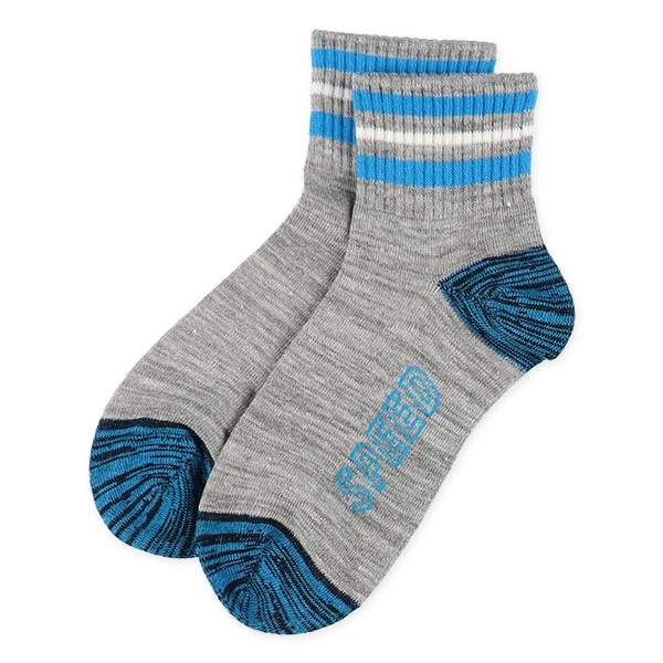 3足組スクールアンクルソックス（ボーダーロゴ）