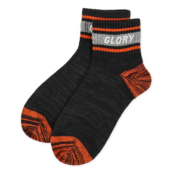 3足組スクールアンクルソックス（ボーダーロゴ）