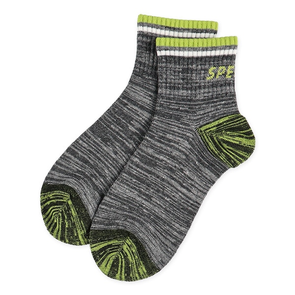 3足組スクールアンクルソックス（ボーダーロゴ）