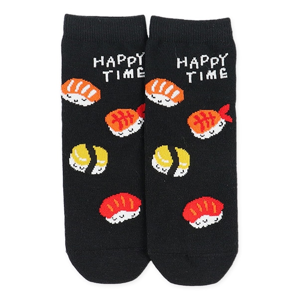 3足組スクールアンクルソックス（お寿司）