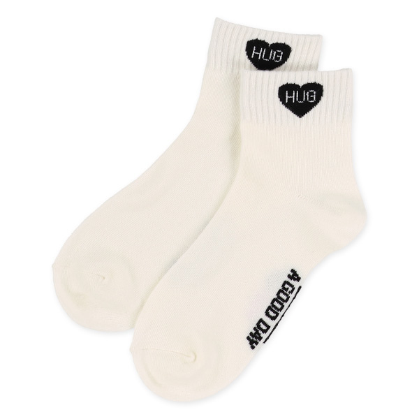 3足組スクールアンクルソックス（チェリーハート）