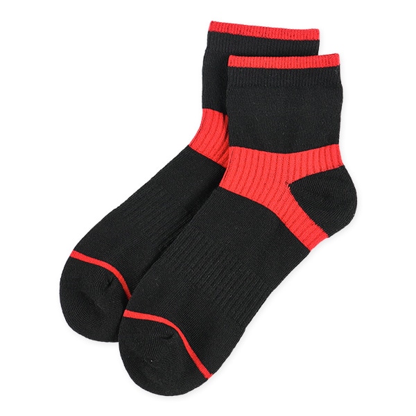 3足組スクールアンクルソックス（ビッグメッシュ）