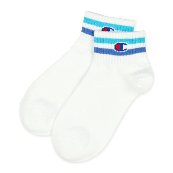 Champion）3足組スクールローカットソックス（カラーライン）