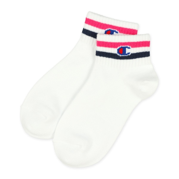 Champion）3足組スクールローカットソックス（カラーライン）