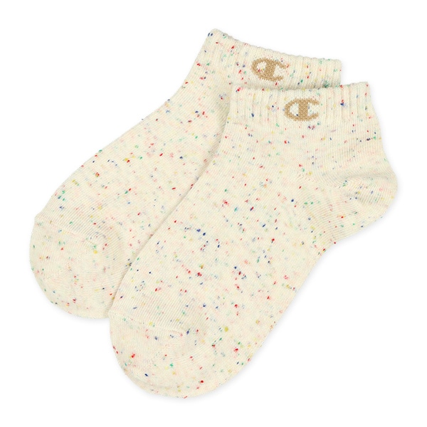 Champion）3足組スクールローカットソックス（カラーネップ）