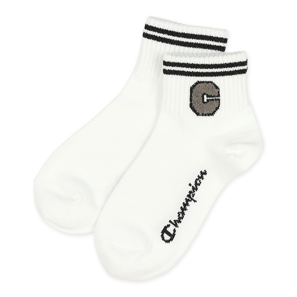 Champion）3足組スクールローカットソックス（ラインロゴ）