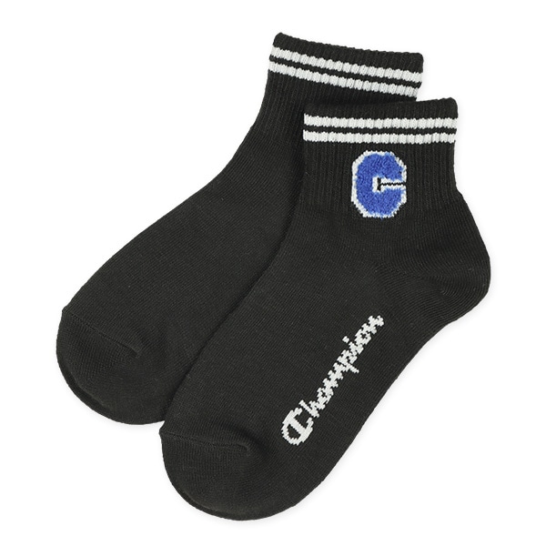 Champion）3足組スクールローカットソックス（ラインロゴ）